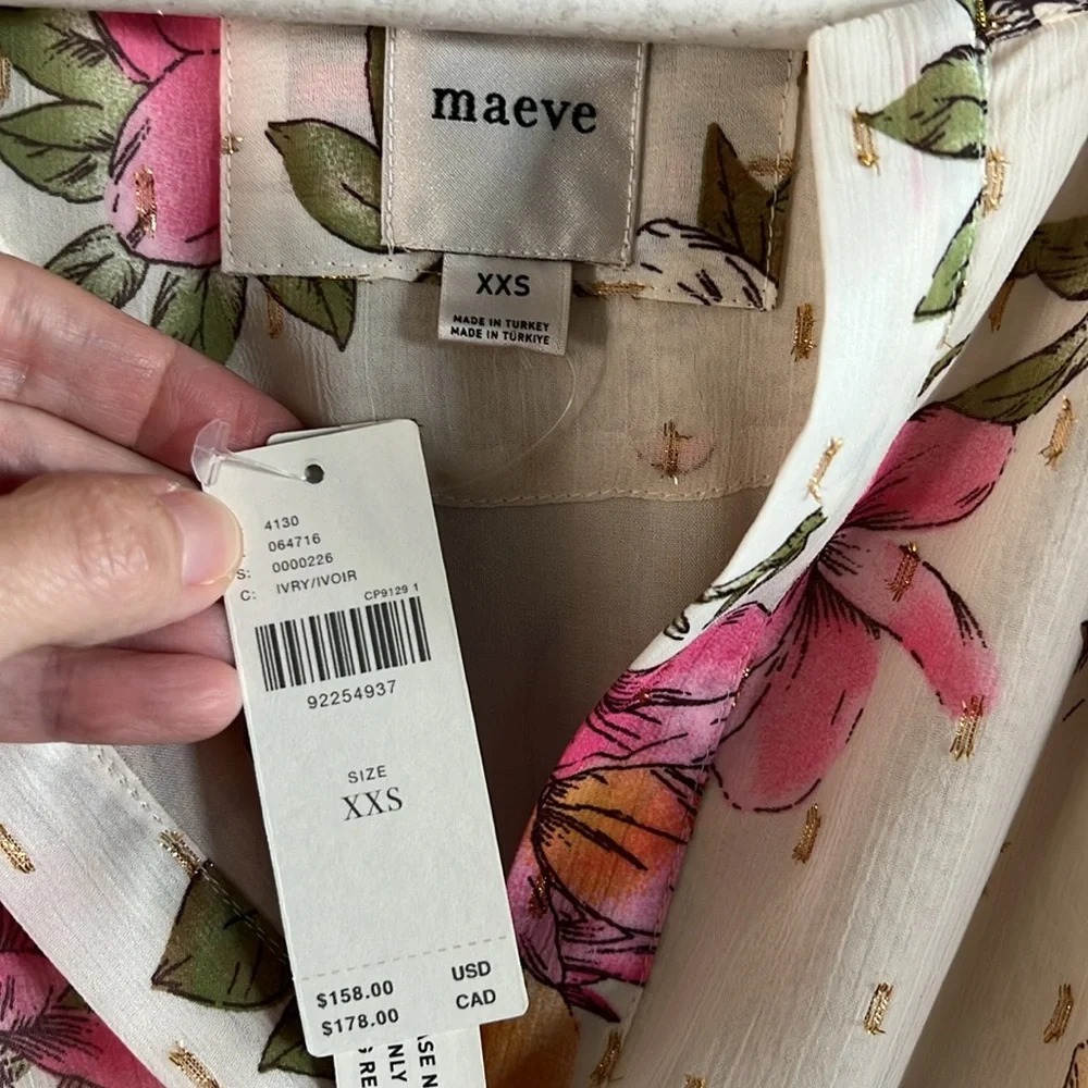 NWT Anthropologie/Maeve The Somerset Long-Sleeve Mini
Dress - Picture 3 of 6